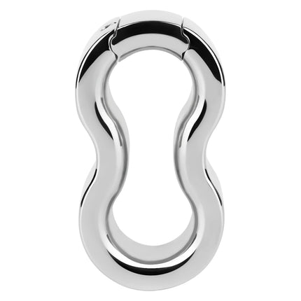 FRRK Weight Scrotal Ring Stainless Steel Ball Stretcher Metal Lock Ring Male Bondage Adult Intimate Personal Restraint Wear Toy