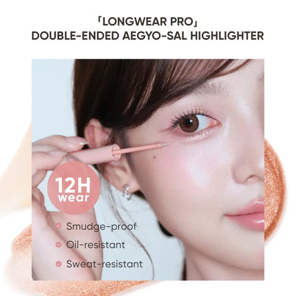 Judydoll Dual-Ended Contour Under Eye Pen Matte Shimmer Soft Nude Fine Flash  Smudge-Proof Lasting Natural Brightening