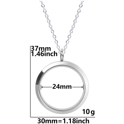 High Fashion Twist Locket Pendant Necklaces For Women Men Jewelry Memory Photo Floating Charm DIY Stainless Steel Lockets Gift