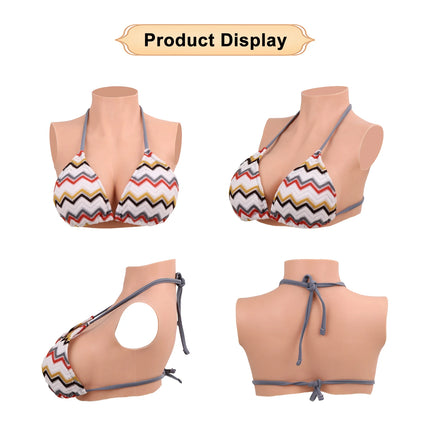 CYOMI Silicone Fake Breast Forms Huge Boobs Chest for Mastectomy Cancer Transgender Crossdresser Cosplay Sissy Drag Queen
