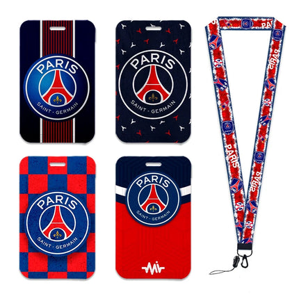 Sports Designs P Lanyards New Football ID Badge Holder Strap Work Card Bus Access Card Holder Keychains Accessories
