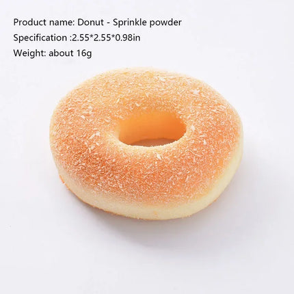 Artificial Bread Pressure Reliever Knead Stress Reliever  toy Fake Food Photography Prop Window Cabinet Model fidget toy gifts