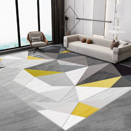 VIKAMA Nordic Minimalist Living Room Carpet, Easy-To-Clean Sofa and Coffee Table Pad, Bedroom Full Carpeting, Home Decoration