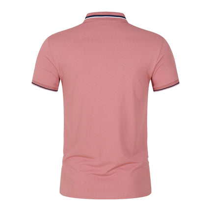 Embroidered LONSDALE New Summer Polo Shirt Men Hot High Quality Men's Short Sleeve Top Business Casual Polo-shirt for Men