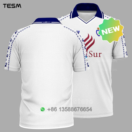 TESM Summer POLO Shirt Men Summer Sports V-neck T-shirt Street Trendy Short Sleeve 3D HD Print T-shirt
