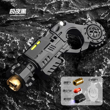 EDC Metal Multi Playability Ratchet Flip Antistress Toy Gun Ejection Shell Stress Relief Fidget Spinner Fidgeting Toys Gifts