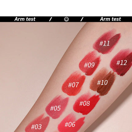 2 In 1 Matte Liquid Lipstick Long Lasting Color Moisturizing Waterproof Non Stick Cup