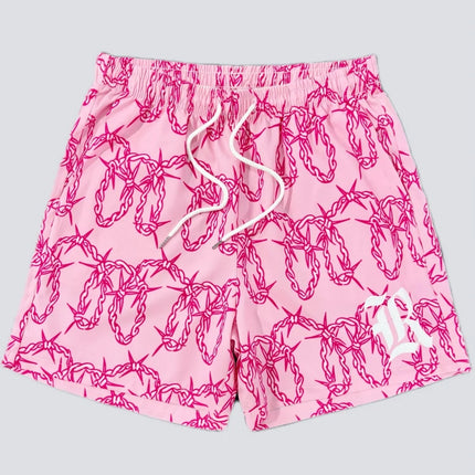 Fashion Men's 3D Skeleton Hand Printed Shorts Men Sports Breathable Oversize Beach Shorts Casual Swim Trunks Men Summer Clothing