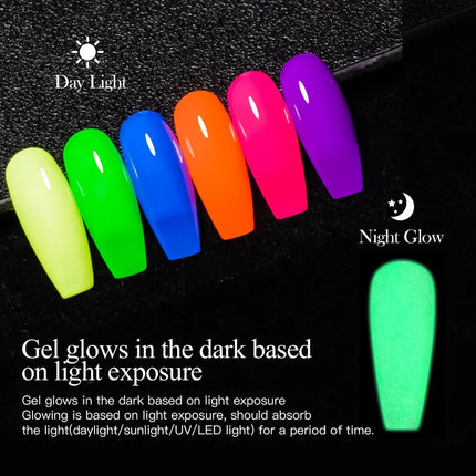 10ml Milk White Luminous Top Coat Gel Nail Polish Neon UV LED Nails Gel Soak Off Gel Varnish Fluorescent Nail Art Nail Supplies