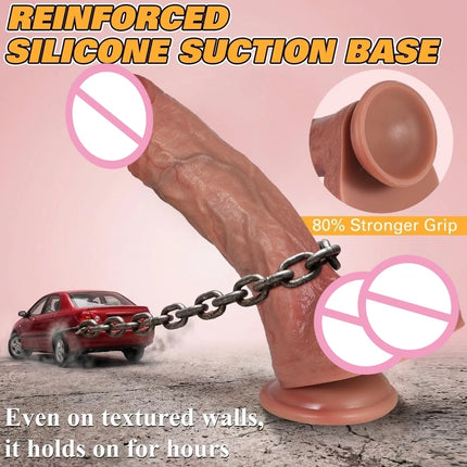 Waterproof Silicone Realistic Dildo G-Spot Vagina Anal Masturbators Exquisite Soft Thick Penis Erotic Adult Sex Toys Dick Cock