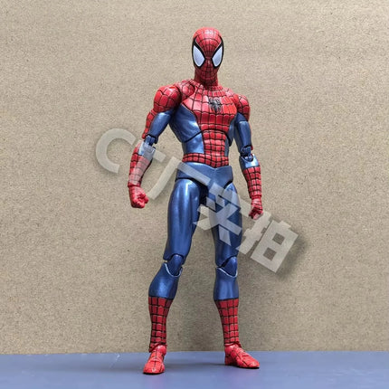 Ct Toys Spider-Man Mafex 075 Figure The Anazing Spiderman Comic Ver Mafex 185 Action Figure Figurine Model Toys Gift