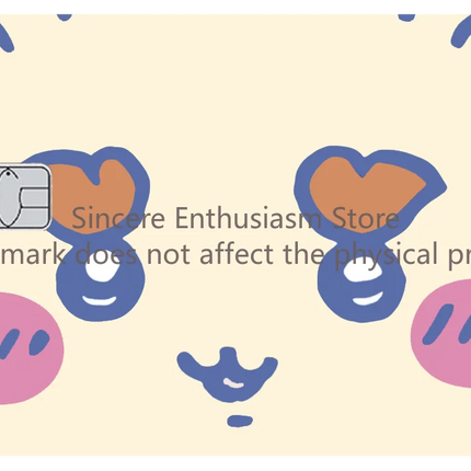 Cartoon Kawaii Chiikawas Credit Card Skin Stickers Cute Matte Sticker for VISA JCB Mastercard and Other IC Card Decorative