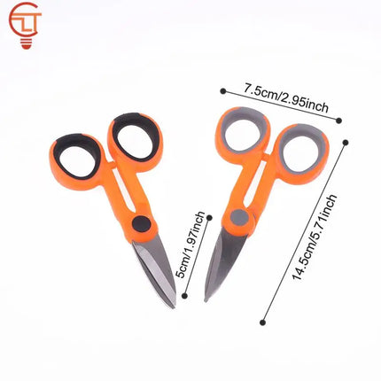 1Pcs Fiber Optic Kevlar Cutter Scissors Kevlar Aramid Fiber Sharp Scissors Jumper Wire Pigtail Tools Electrician Tools
