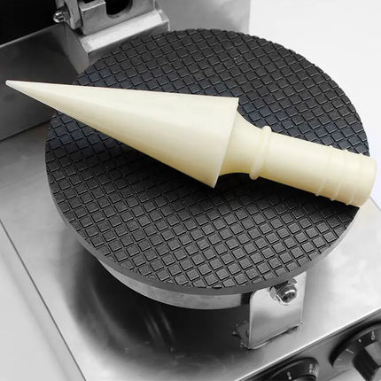 Commercial Electric Ice Cream Waffle Cone Maker Non Stick Waffle Cone Machine Big Power Waffle Iron Plate Cake Oven