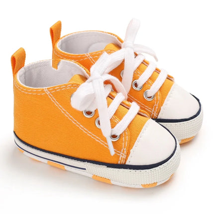 0-18 Months Newborn Baby Shoes Classic Fashion Casual Sports Shoes for Boys and Girls Non slip Soft Sole Walking Shoes