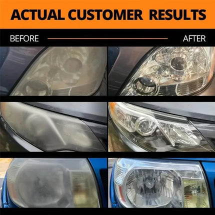 Car Headlight Repair and Polishing Kit Headlight Scratch Remover Remove Oxidation, Headlight Polishing Liquid