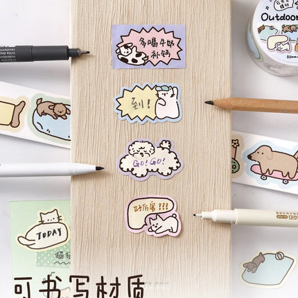 30mm X 3m Cute Cartoon Washi Tape DIY Journaling Decorative Masking Tape for Planners Stationery Scrapbooking Office Supplies