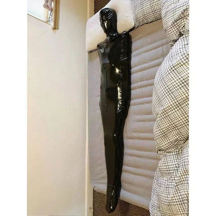 Exotic Oil Glossy Mummy Sleeping Bag Bodystocking Adult One Piece Tights Full Coat Zentai Patent Leather Jumpsuit Custom Cosplay