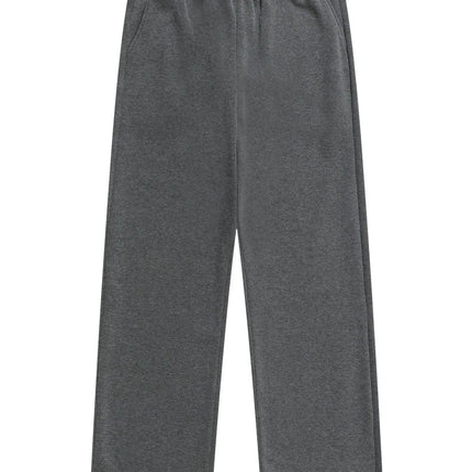 Men's Solid Color Straight Leg Jogging Pants, Suitable for Casual Sports Such as Running, Gym, and Outdoor Activities