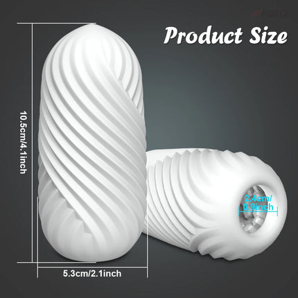 Manual Sucking Extrusion Male Masturbators, Portable Transparent Pocket Pussy Stroker Vagina Textured Blowjob Machine Toys Penis