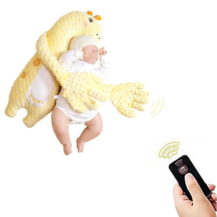 Baby Hugging Soothing Palm Plush Toy Innovative Patting Sleep Solution Anti-Jump Design for Secure Cuddle Sleep Soft Skin-Safe