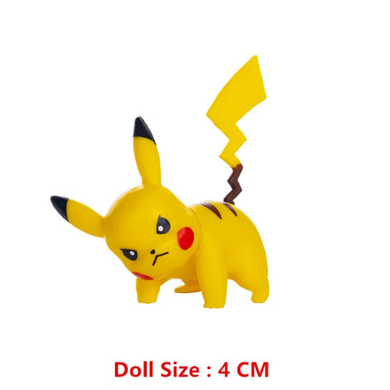 New Pokemon 4-13Cm Cartoons Movie Anime Figure Pikachu Lucario Mewtwo Flying Dragon Pet  Action Figures Model Toy Birthday Gifts