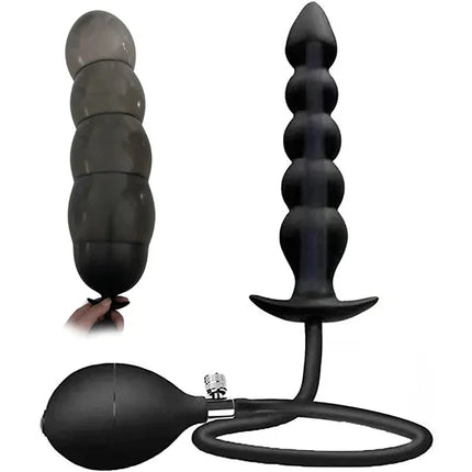 Silicone Expand Inflatable Detachable Anal Plug Waterproof Butt Sex Toy Prostate Anal Anus Pump Plug Dilator Sex Toy