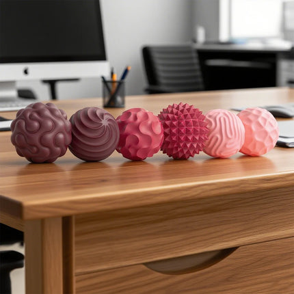 Silicone Magnetic Balls Fidget Toys for Adults Stress Balls Sensory Toy Magnet Desk Fidgets with Textured ADHD Anxiety Relief