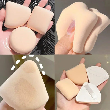 1/5/10PCS Triangle Makeup Sponge Dry Wet Dual Use Soft Cotton Candy Puff for Foundation,Air Cushion & Powder