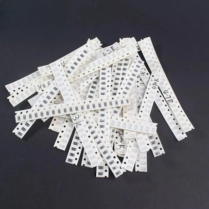660PCS SMD Resistor Kit 0603 0805 1206 1% Resistance Assorted Kit 1 Ohm - 1M Ohm Chip Resistors Kit