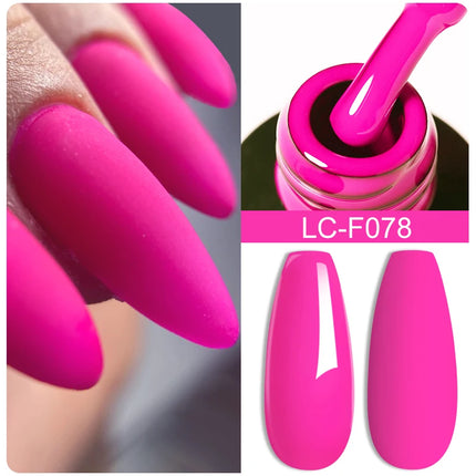LILYCUTE 7ML Glitter Gel Nail Polish Sparkling Semi Permanent UV Gel Colorful Shinning Gel Varnish Nail Art Soak Off UV LED Gel