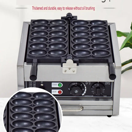 HomeWise FY-153 12 Eggs Waffle Machine Waffle Maker Bread Smiling Mold Street Snack Machine 110V 220V Electric/Gas Waffle Maker