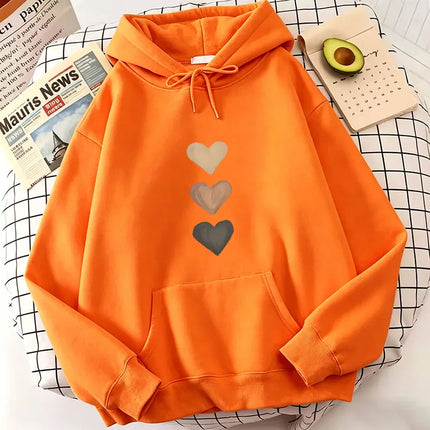 Casual Love Heart Print Hoodies Spring Autumn Winter Casual Hoodies Sweatshirts Men Women Graphic Hoodie Sweatshirt