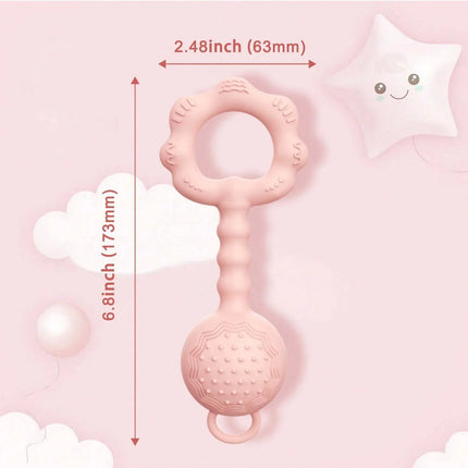 Silicone Rattle Teether / Hochet Mordant Silicone