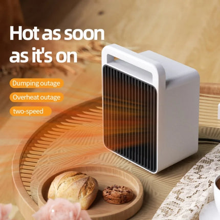 Portable Indoor Electric Space Heater 2 Heat Settings 900W PTC Ceramic Fast Warming For Home Office