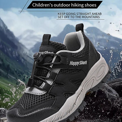 New Hiking Shoes Children Designer Climbing Trekking Sneakers for Boy Girl Leather Outdoor Sports Work Kids Shoes Run Shoes