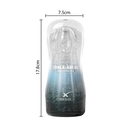 Male Masturbator Aircraft Cup Powerful Vacuum Sucking Transparent Soft Vagina Anal Pocket Pussy Penis Exercise Sex Toys Men 18+