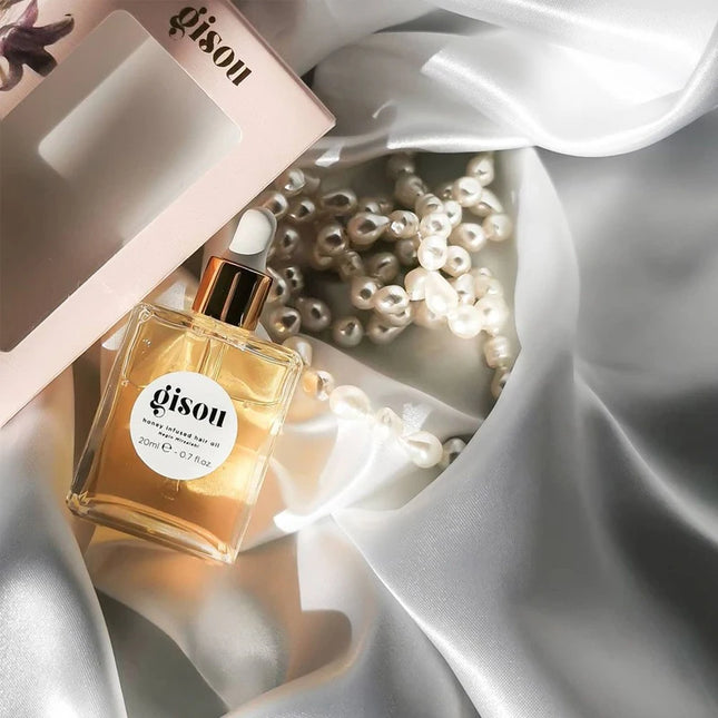 Gisou Honey Infused Lip Hair Oil Travel Size Enriched With Mirsalehi Honey To Deeply Nourish & Moisturize Hair Healthy Girl Gift