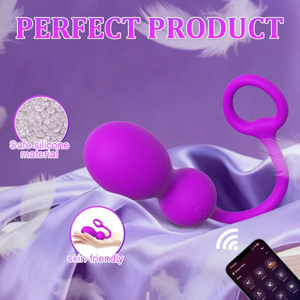 APP Control Vagina Balls G Spot Vibrator for Women Kegel Ball Tighten Vagina Muscle Trainer Egg Intimate Sex Toys for Adult 18+