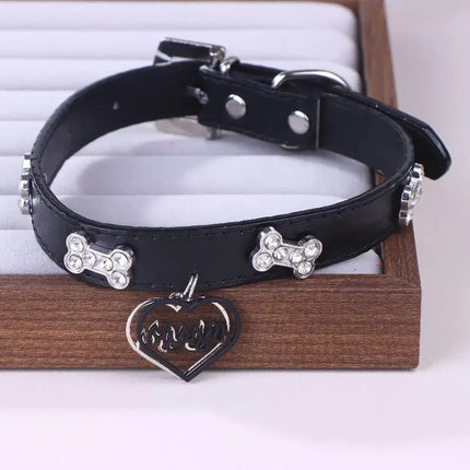 Trendy Punk Colorful Dog Claw Bone Necklace For Women Exquisite PU Leather Charms Choker Sweet Cool Party Jewelry Y2K Gifts