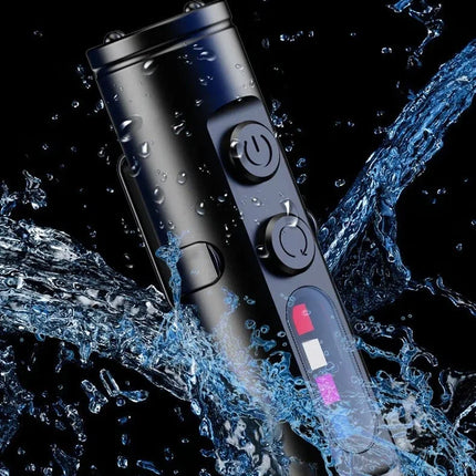 Portable Strong Light Mini LED Flashlight Magnetic Keychain Lamp Waterproof Cap Clip Lamp Type-C Charging for Hiking Camping