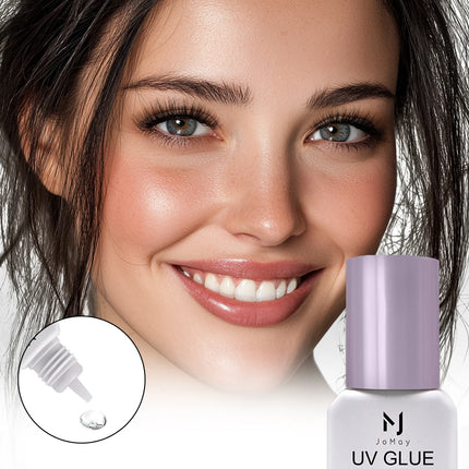 JOMAY 0.5Sec Eyelash Extension Glue Black Fast Dry UV Lashes Glue Black Eyelash Glue Lash Remover For UV Eyelash Extension