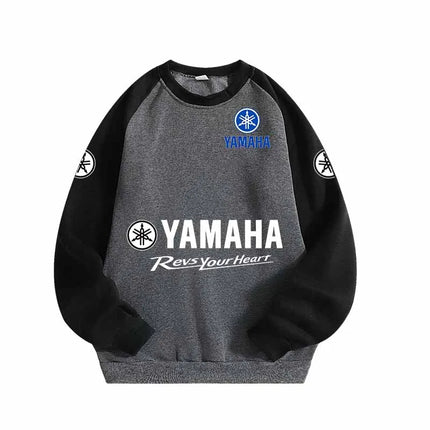 2026 yamaha logo Sweatshirt Men's and Long Sleeve Sweatshirts Hoodies Y2k Tops Sports Pullover Men Clothing Streetwear Windproof