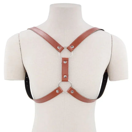 Men Harness Garter Belt Leather Harajuku Fetish Punk Harness Sex Toys For Man Erotic Body Bondage Sexy Lingerie Womens Rave Goth