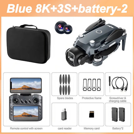 New For Genuine V988 Camera Drone 8K Professional Dron 8K With Screen Under 249g Remote Control  Brushless RC Quadcopter Toys