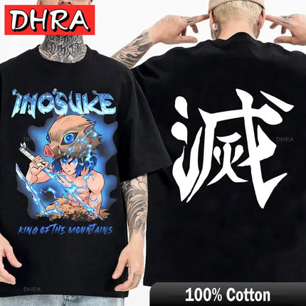 Demon Slayer T Shirt Nezuko Tshirt Women Kimetsu No Yaiba Top Tees Japanese Anime Tanjirou Kamado Tops Manga Harajuku T-shirt