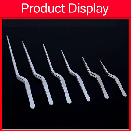 3/1Pcs Kitchen Tweezer Food Tongs BBQ Cooking Tool Stainless Steel Portable Barbecue Picnic Tongs for Kitchen Clamp CFQJ008