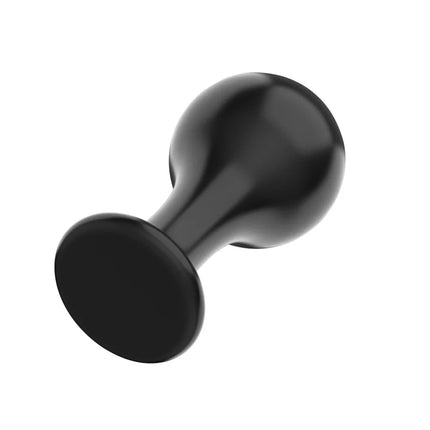Black Smooth Butt Plug with Flared Base Prostate Massager for Men And Women Beginner Anal Training Toy