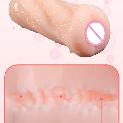 Sex Real Vagina Pussy Male Masturbator Mouth Oral Licking Anal Ass Masturbation Cup Adult Games Erotic Products Sex Toys for Men