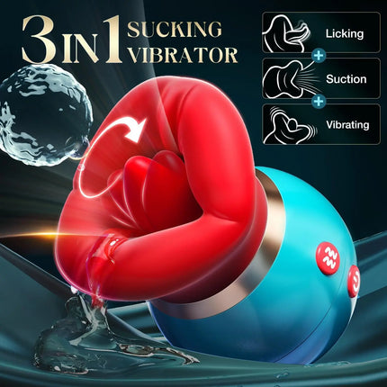 Powerful Swing Sucking Vibrator for Women Tongue Licking Clitoris Sucker Female Oral Nipple Stimulator Sex Toys for Adults Goods
